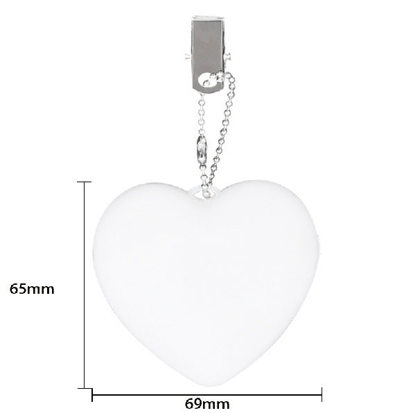 Lumière de sac à main cœur: Pratique, chic et lumineuse!