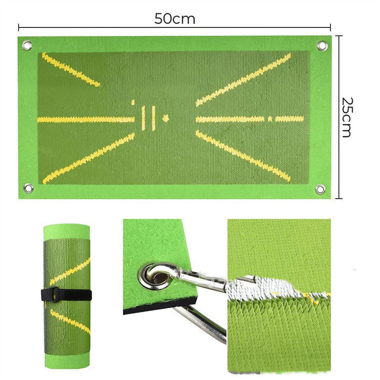 Tapis d’Entraînement de golf portable : Analysez votre élan et tracez des coups parfaits