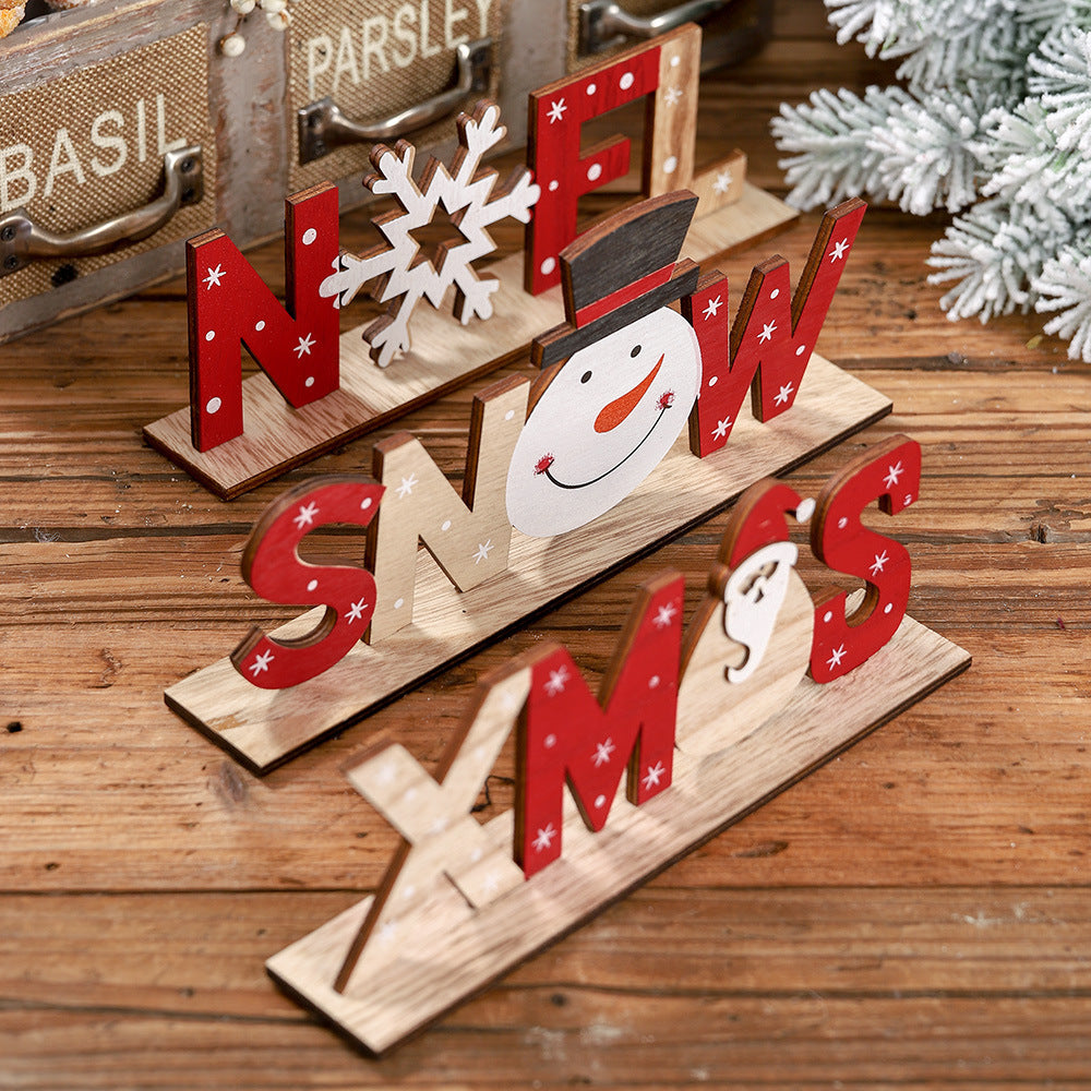 Beautiful wood Christmas decoration