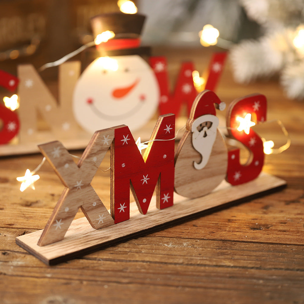 Beautiful wood Christmas decoration