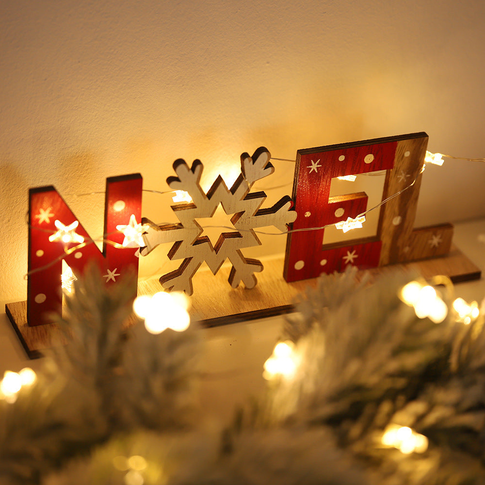 Beautiful wood Christmas decoration
