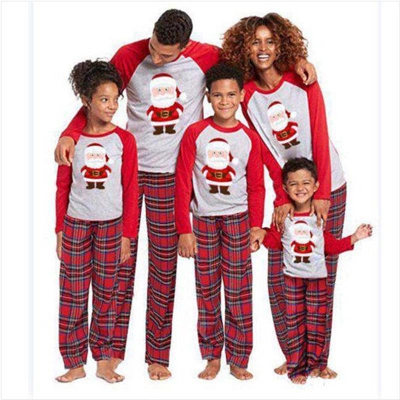 Matching Christmas design family pyjamas