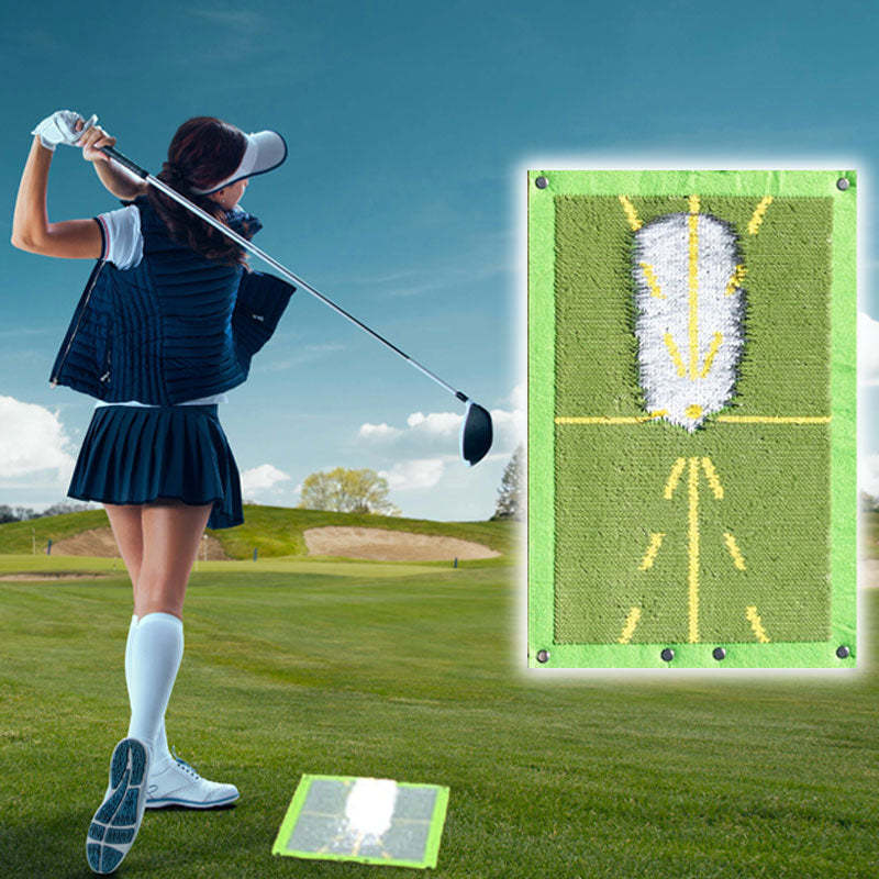 Tapis d’Entraînement de golf portable : Analysez votre élan et tracez des coups parfaits