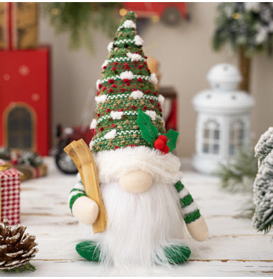 Christmas decorative illuminated gnome