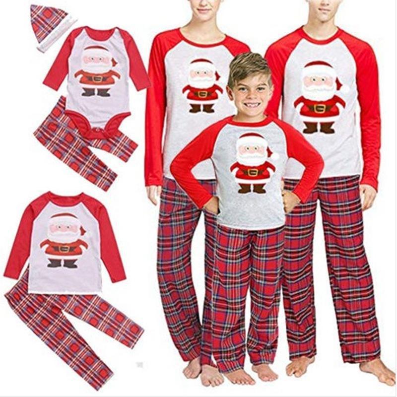 Matching Christmas design family pyjamas