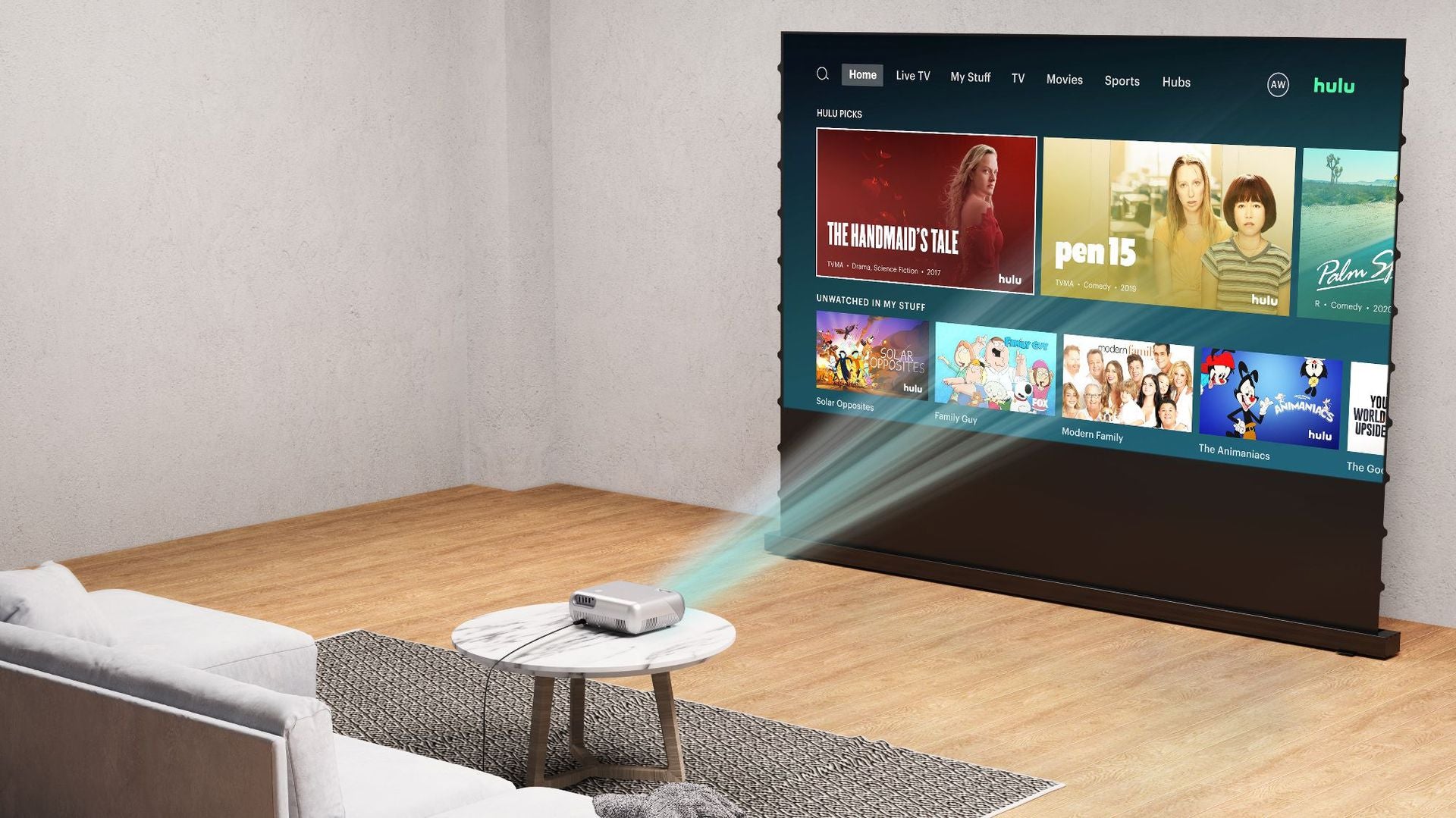 1080P projector for living room and home theater