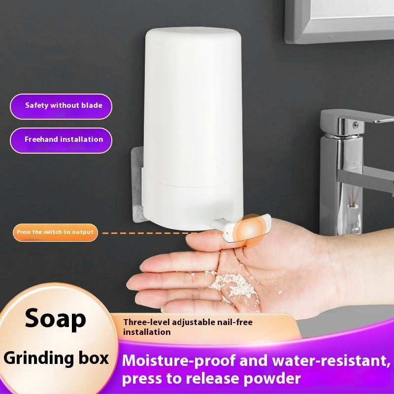 Distributeur de savon mural  –  Accessoire idéal pour cuisine, salle de bain et bureau