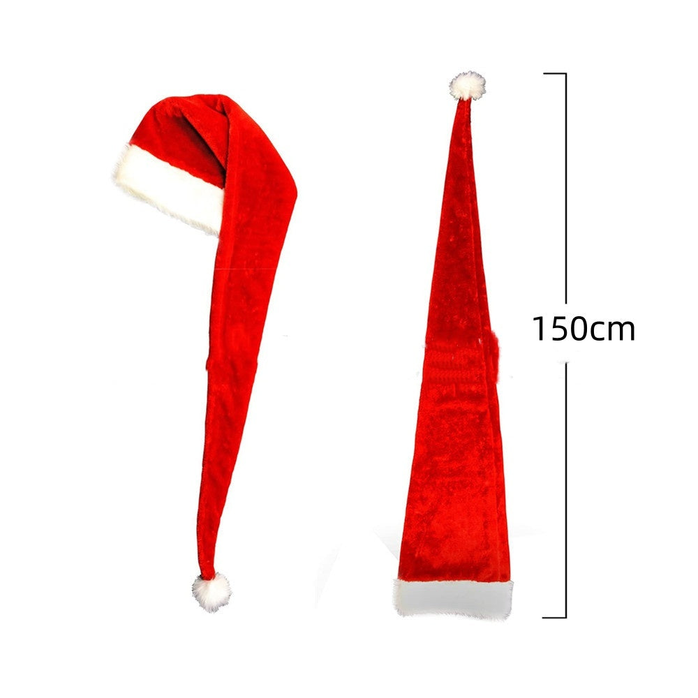 Very long Christmas hat