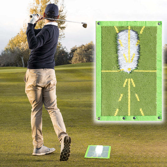 Tapis d’Entraînement de golf portable : Analysez votre élan et tracez des coups parfaits